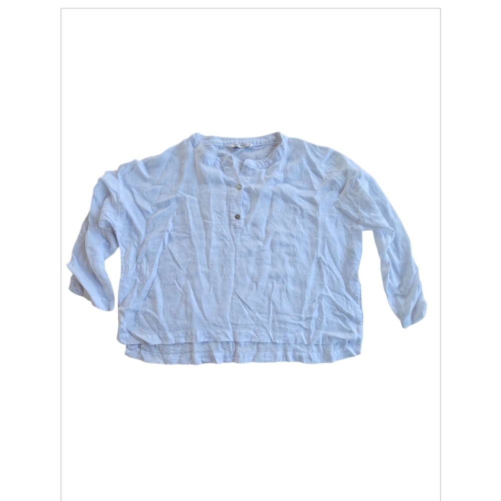 Zara Blue Long Sleeve Tee